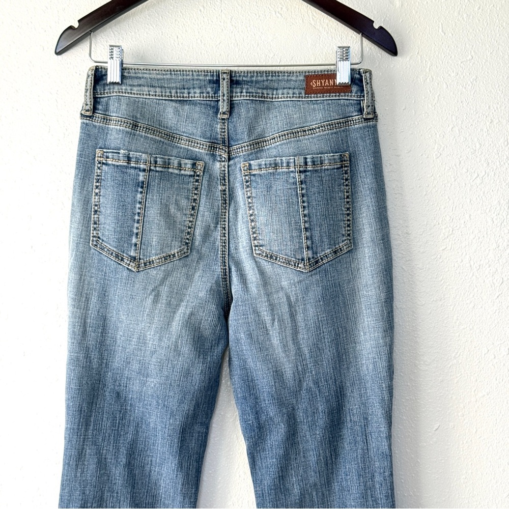 Shyanne Western Jeans | Extreme Flare | Fringe & Studded | New No Tags - Picture 5 of 11